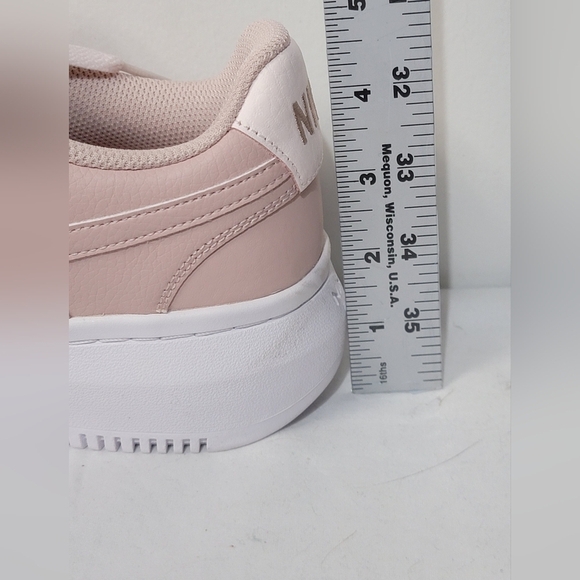 Nike Court Vision Alta Leather Platform Pink Women’s Size 10 Vintage 80's - Picture 4 of 9
